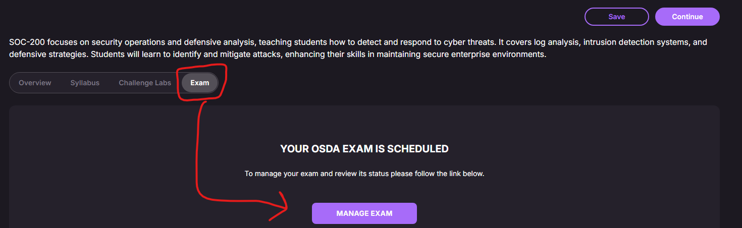 take osda exam